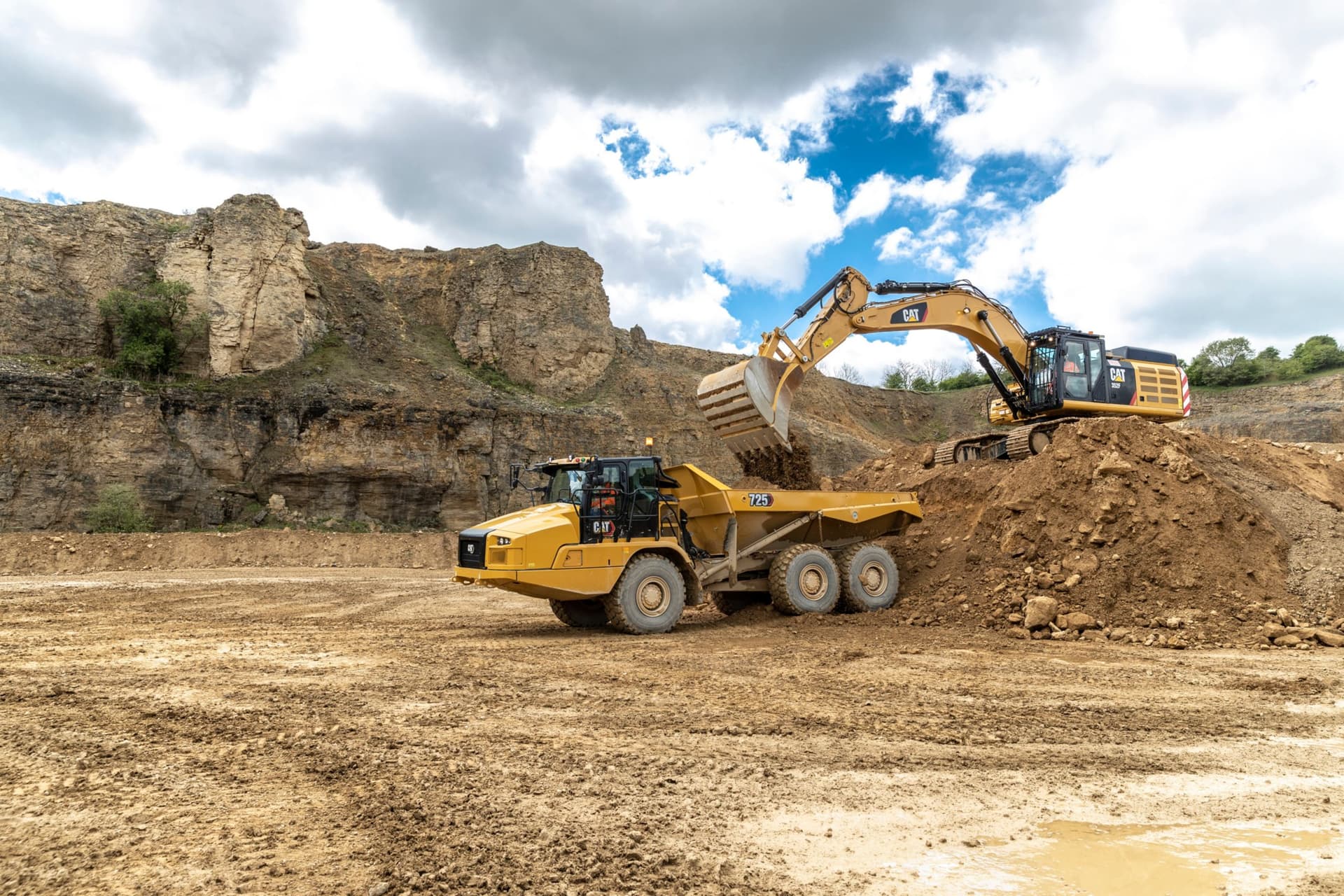 Cat Production Measurement: Camión Articulado 725