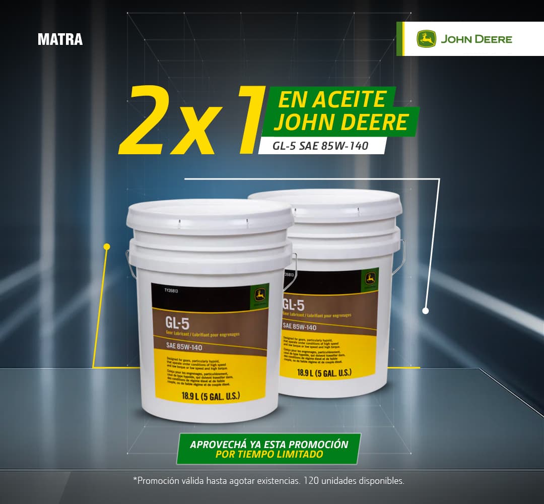 2x1 aceite John Deere 85W-140
