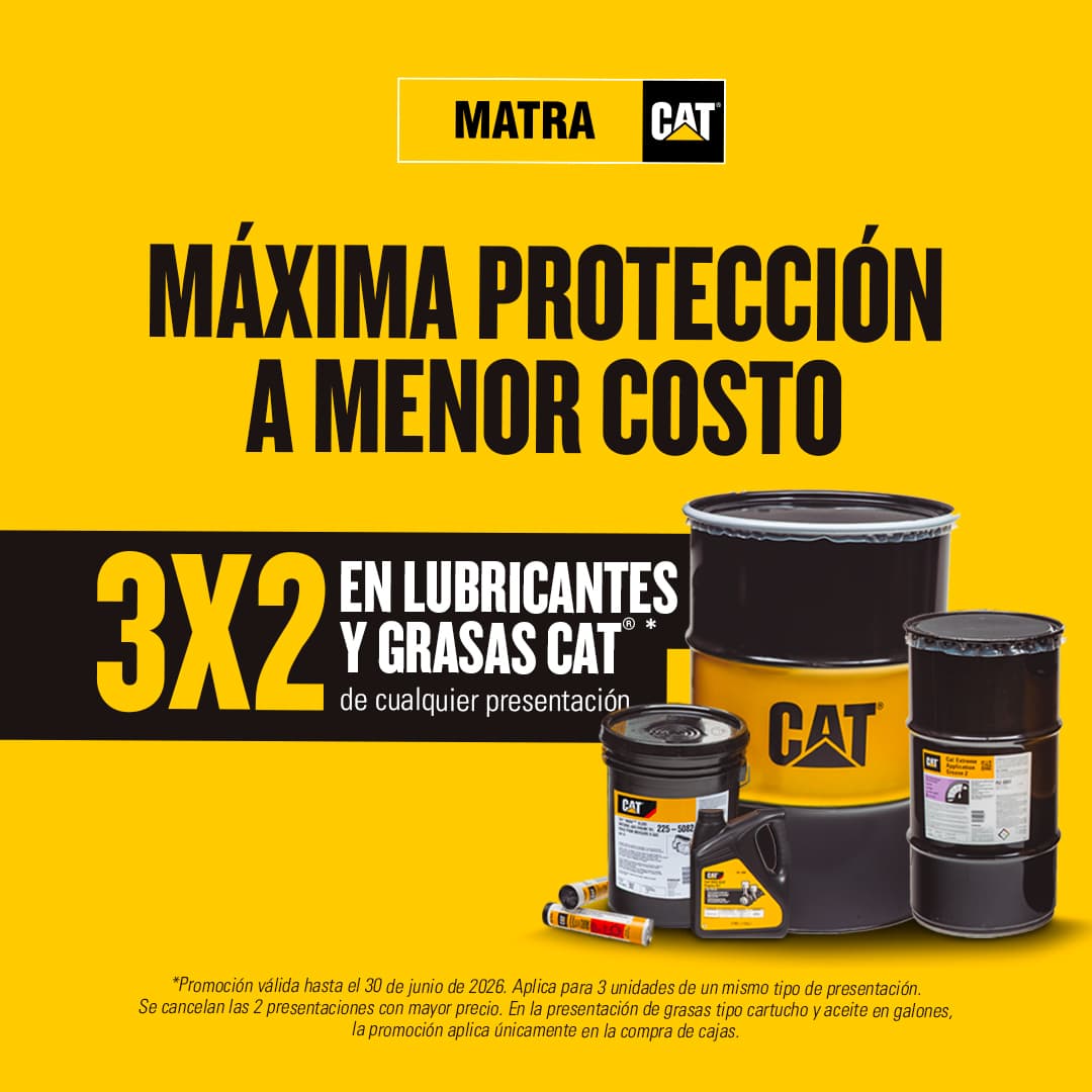3x2 en lubricantes Cat